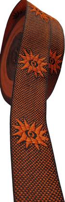 FASSURE FASSURED 18 M ORANGE Fassur SDF 1.5 INCH Lace Saree Falls