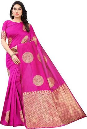 Kanjivaram Jacquard, Pure Silk Saree