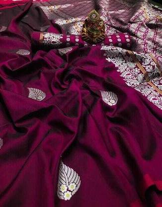 Kanjivaram Jacquard, Pure Silk Saree