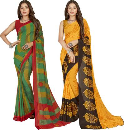 Printed Daily Wear Georgette Saree