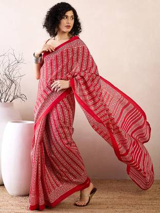 Sareemall Printed Daily Wear Silk Blend Saree