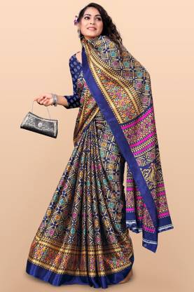 Printed Daily Wear Crepe Saree