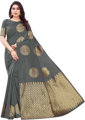 Kanjivaram Jacquard, Pure Silk Saree