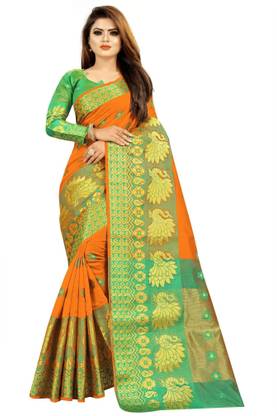 Woven Maheshwari Jacquard Saree