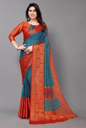 Printed Fashion Brasso Saree