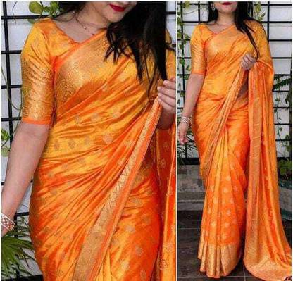 Woven Kanjivaram Jacquard, Pure Silk Saree