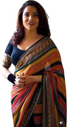 Assam Silk Georgette Saree