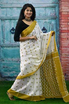 Printed Bollywood Pure Cotton Saree