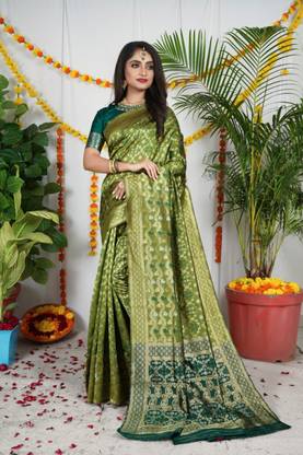 Embellished Bandhani Pure Silk Saree