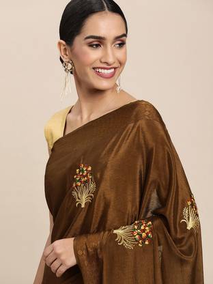 Shaily Fashion Chiffon Saree with Unstitched Blouse