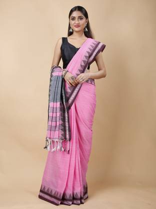 SRILOK Woven Handloom Pure Cotton Saree