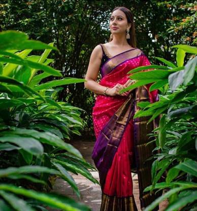 Woven Banarasi Jacquard Saree