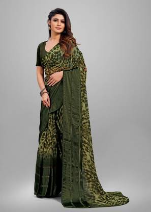 Sitanjali Daily Wear Georgette Saree with Unstitched Blouse