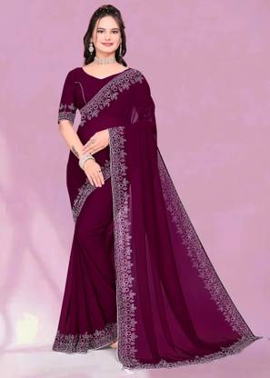 JAINICA Self Design Bollywood Georgette Saree