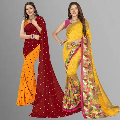 Printed Daily Wear Georgette Saree
