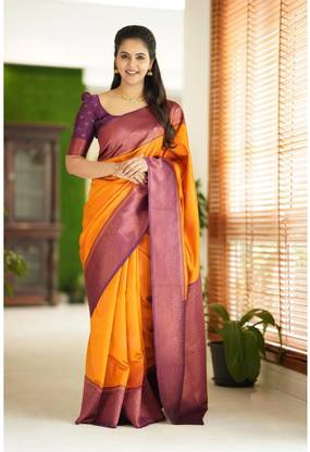 Woven Banarasi Jacquard Saree