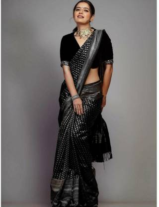 Woven Banarasi Jacquard Saree