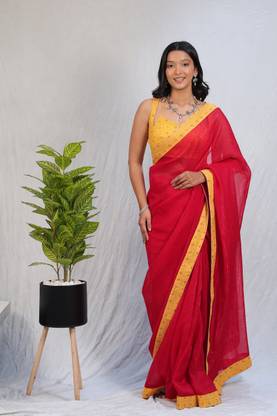 Self Design Bollywood Cotton Silk Saree