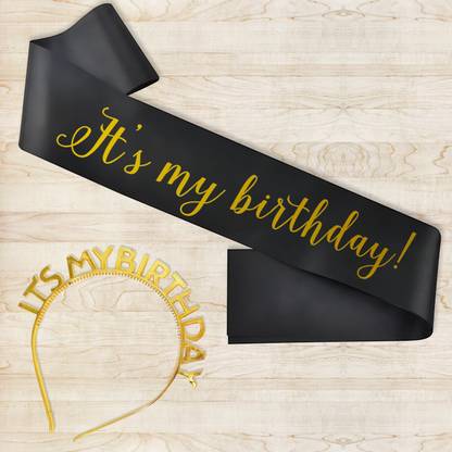 specialyou.in Birthday Sash, Tag, Accessories, Props, Hair Band, Hair Accessories for Girls