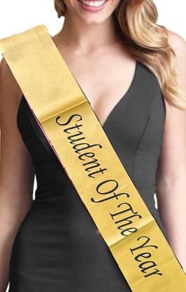 Arihant Hub Student Of The Year Sash For sachool Function Party Pack of 1