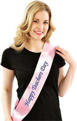 Winsome Happy Teachers Day Sash for School, College & Institutes