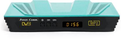 KPR Cyan Free Dish Set Top Box ( Life Time Free Tv Chanel) Home Satellite Radio