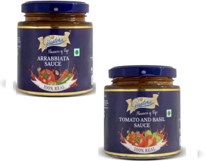 Gustora Arrabiata & Tomato Basil Sauce I Rich & Smooth I Preservatives Free Sauces