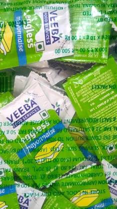 VEEBA Eggless Mayonnaise 10gm (pack of 100) Sauce