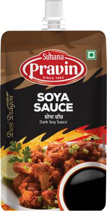 pravin Soya Sauce 100g Pouch - Pack of 9 Sauce & Dip