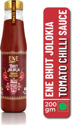 Ene Bhutjolokia Chilli Sauce (Pack of 1) includes Tomato Chili Sauce 200g Sauces