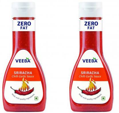 VEEBA Sriracha Chilli Garlic Sauce Pack of 2 Sauce