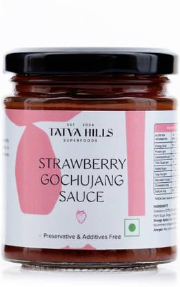 Tatvahills Strawberry Gochujang Sauce Korean-Style, Umami-Rich, Ideal for Dips, Stir-Fries Sauce