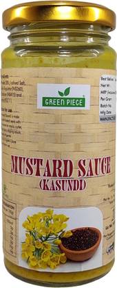 GREEN PIECE Mustard Sauce-Bengali Kasundi Sauce.(250gm) Sauce & Dip