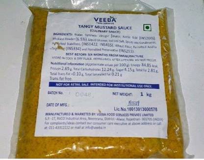 VEEBA Tangy Mustard Sauce