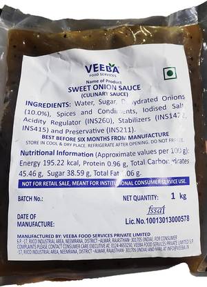 VEEBA Sweet Onion Sauce Sauces