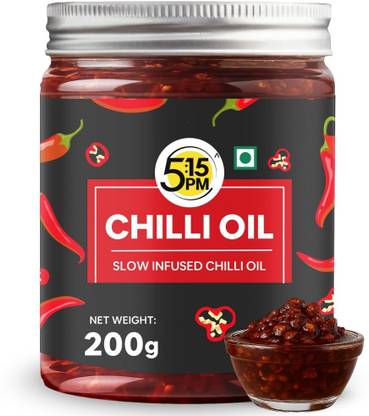 5:15PM Chilli Oil 200gm| Crispy Chinese Chilli Oil |Sichuan Chilli Oil with Garlic Sauce & Dip