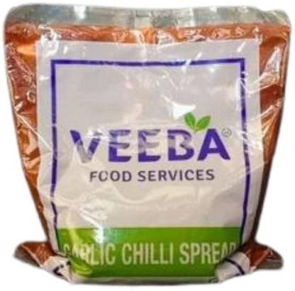 VEEBA Garlic Chilli Spread for Multipurpose Uses 1 KG Sauces