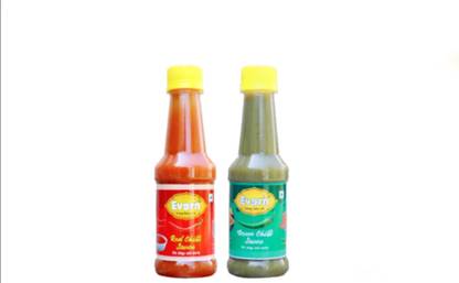 Everin Green Chilli Sauce & Red Chilli Sauce Sauces