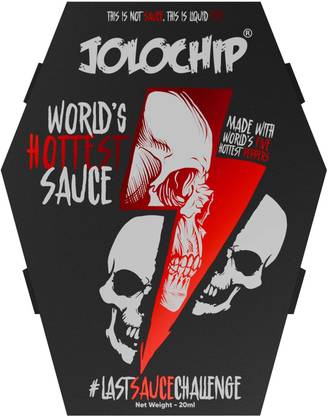 JOLOCHIP World's Hottest Sauce | Made with World hottest Peppers | 2.2 Million SHU Sauce