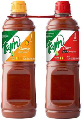 tajin Hot Sauce Variety Pack, Mild and Fruity Chamoy With Lime Sauce