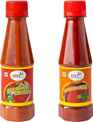 DNV Red Chilli and Tomato Sauce Combo 200g Each Sauce