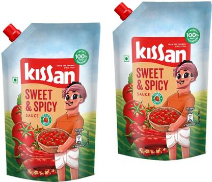 Kissan FRESH SWEET & SPICY KETCHUP MADE FROM REAL TOMATOES Sauces & Ketchup