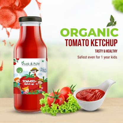 Vivek & Pure Organic Tomato Ketchup Tasty and Healthy Ketchup