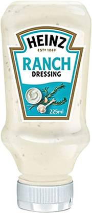 HEINZ Ranch Dressing Top Down Squeezy Bottle Sauces Mix Sauce Mix