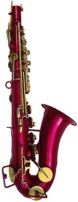 Sai Traders saxophone alto brass pink colour gold key saxo 99 Alto Saxophone