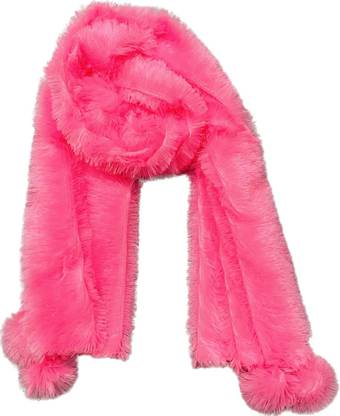 Sageer Traders Solid Cotton Blend Girls Stole