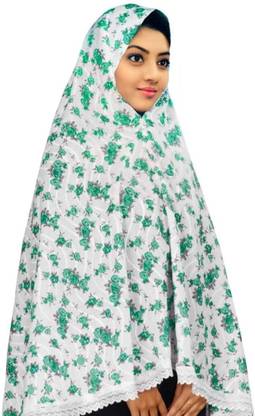 DBD Cotton Blend Printed Abaya