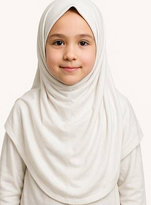 AH L CRATION Solid Polyester Girls Scarf