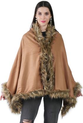 Life and style Solid Wool Blend Women Stole
