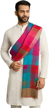 MUFFLY Printed Wool Blend Men Stole